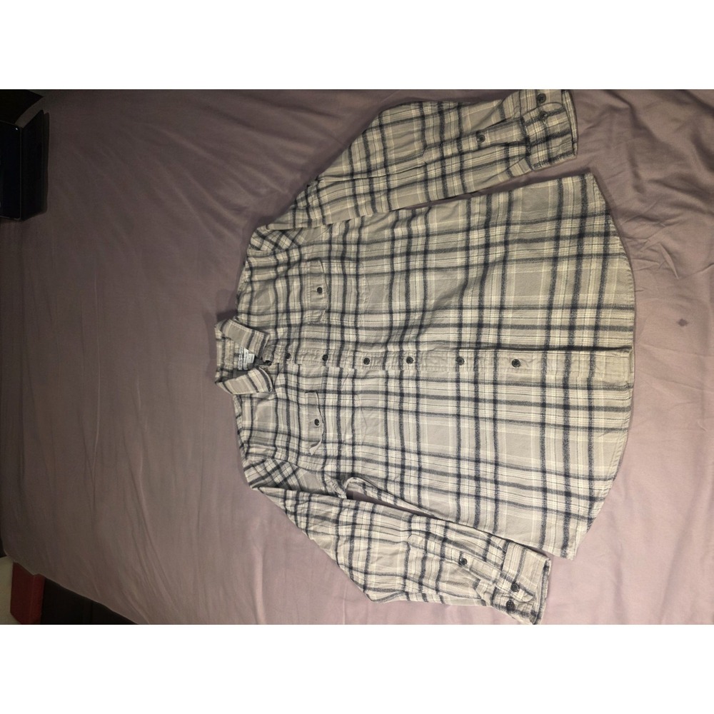 Amazon Essentials Men's Regular Fit Plaid Long Sleeve Flannel Shirt Brown M